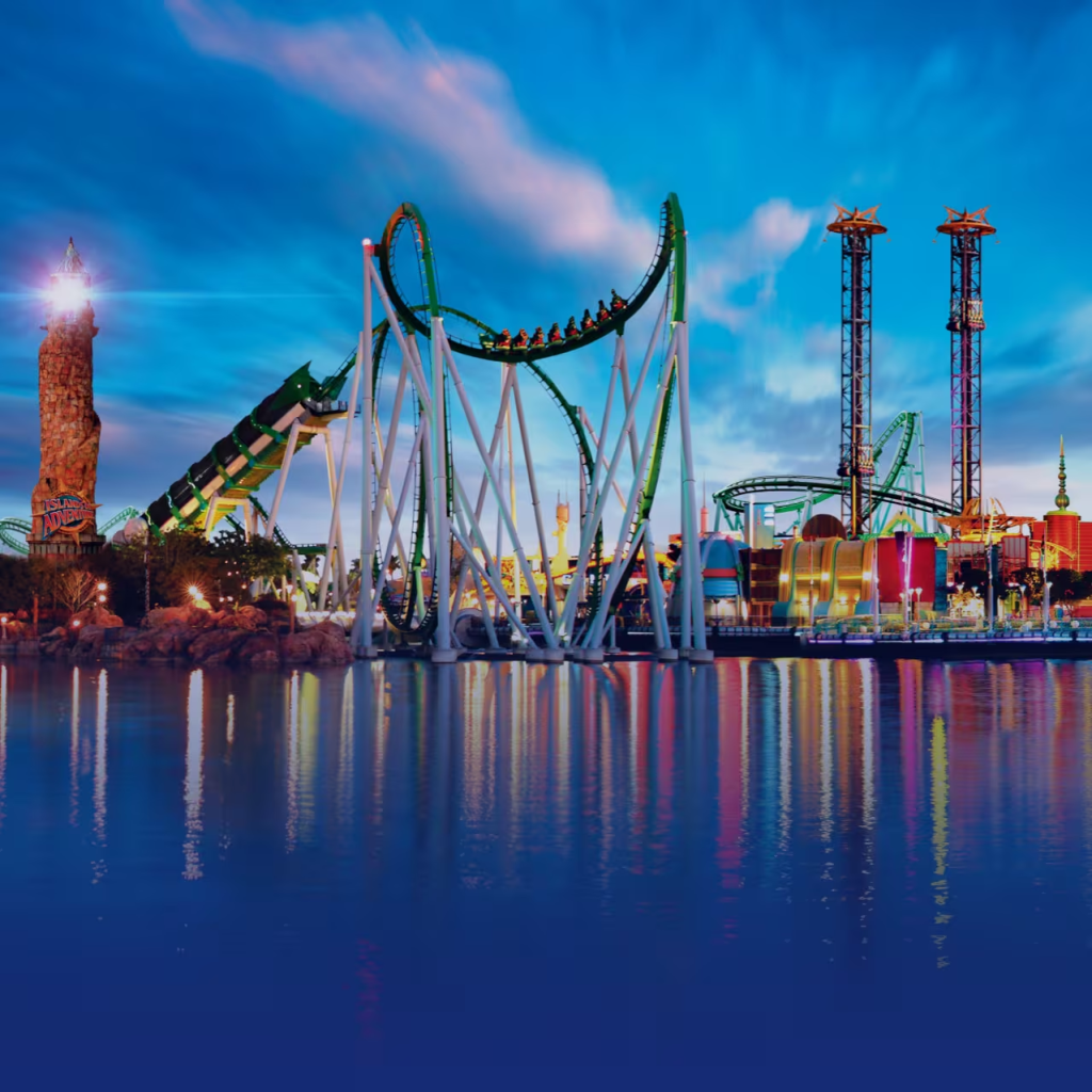 Atracción de parque de diversiones en Orlando